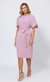 Платье BAZALINI 5044 пудра