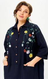 Платье SOVA 11318 синий