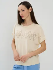 Джемпер Newvay арт. 9241-94122 топленое мол