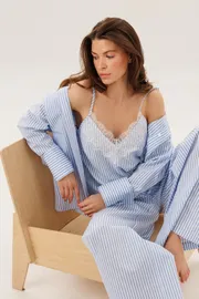 Блузка DILIA арт. 6009 голубой