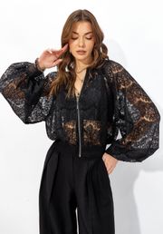 Блузка Люше арт. 4333 черный