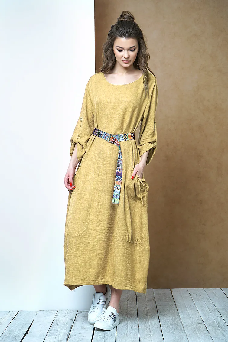 Dress Fantazia Mod #3409 pesok