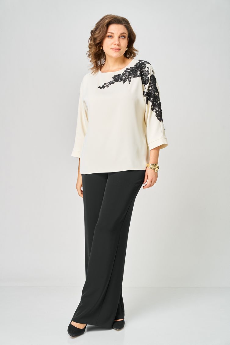 Комплект Rumoda арт. 2278 дл.р. молочный-черный