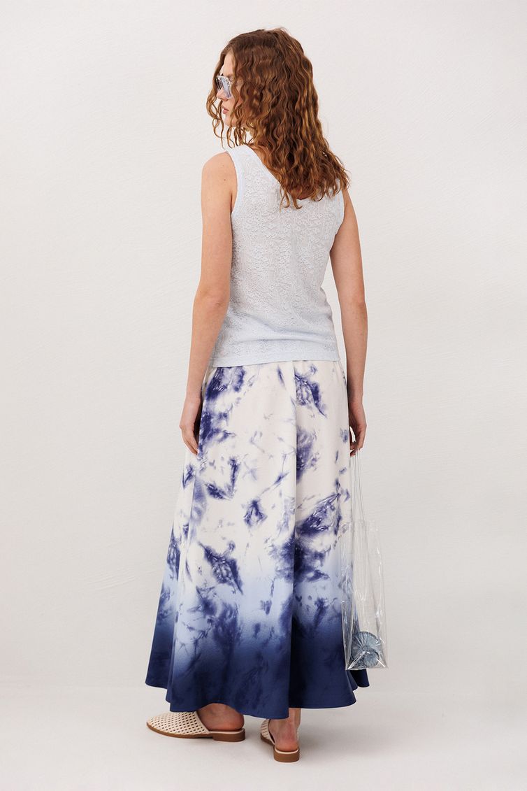 Юбка Buter New арт. 3342 синий принт