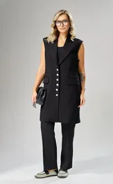 Waistcoat Ava fashion M-242 chernyj