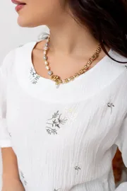 Blouse TOOK A LOOK & Angelika #TB-43m romashki
