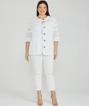 Sweter BONADI #2187 belyj