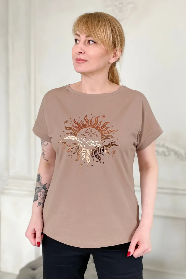 Koszulka Rumoda #2195 Kapuchino