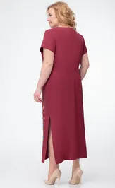 Dress LadyThreeStars 1780 bordovyj