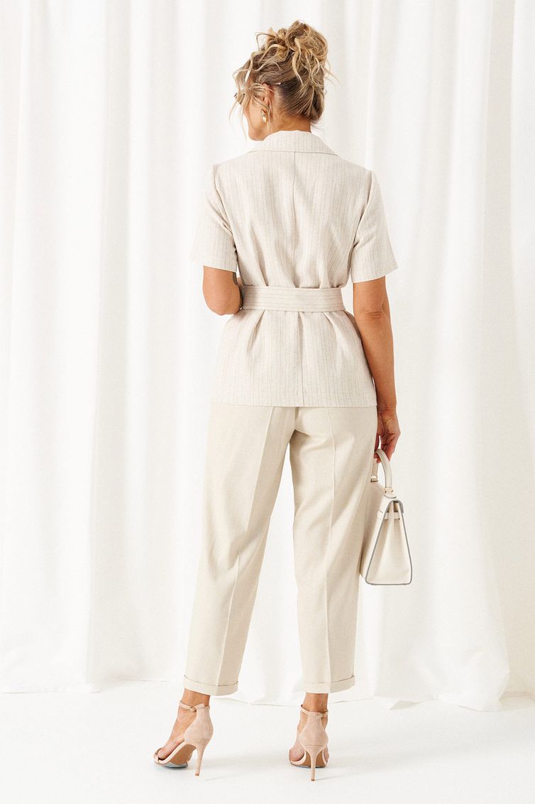 Комплект Beautiful & Free арт. 6446 бежевый + песочная полоска