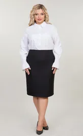 Spódnica NOVITA 1280 chernyj