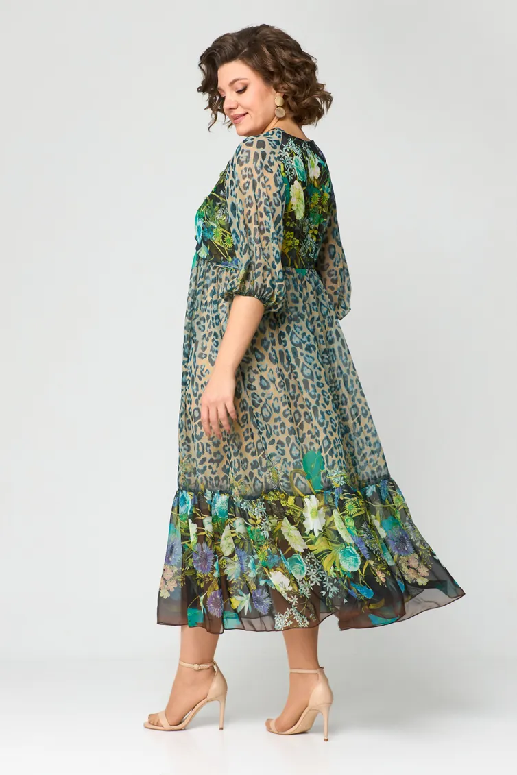 Sukienka Anastasia MAK #1150 biryuz