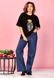 Футболка Ava fashion арт. М-176 черный