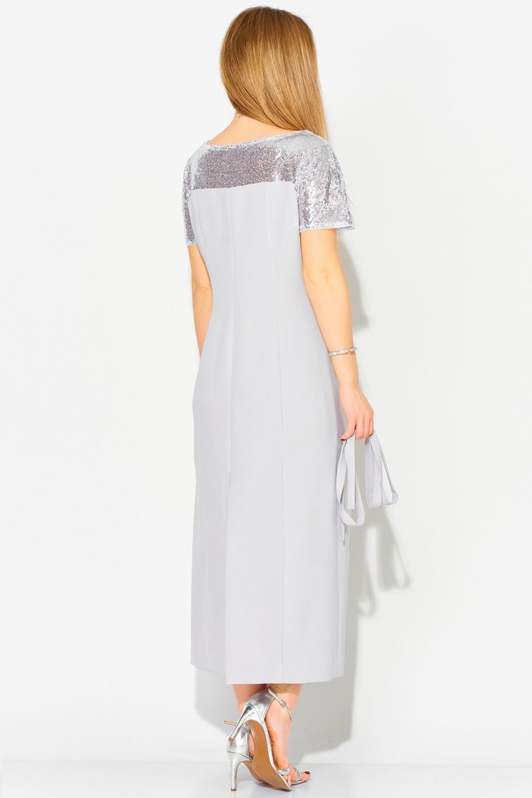 Платье LAIKONY арт. L-114 светло-серый