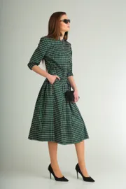 Комплект Viola Style арт. 2624 зеленая клетка