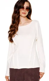 Jumper Elletto Life 13045 molochnyj