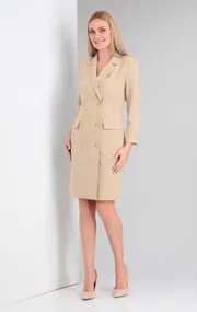 Sukienka Vilena-fashion #759 krem
