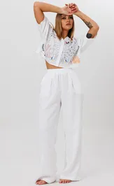Trousers Ma Cherie 2094 belyj
