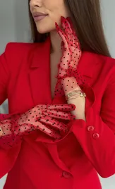 Платье Dilana Vip 2018 красный