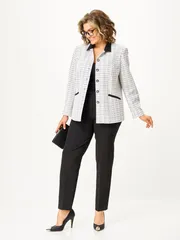 Костюм Vilena-fashion арт. 1197 белый+черный