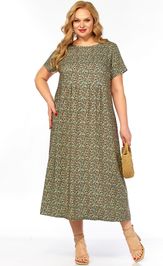 Dress LadyThreeStars 2682 myatnyj print