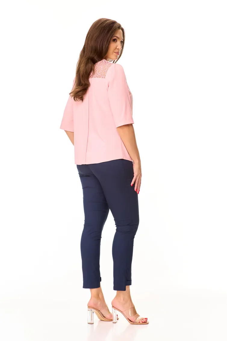 Bluzka Abbi #4039 rozovyj
