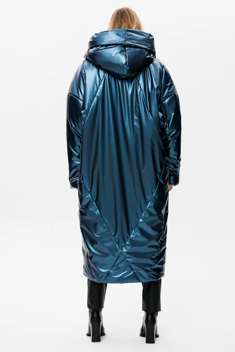 Płaszcz PRATA wear #S023 sinij