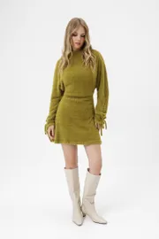 Dress Pirs #6957 olivkovyj