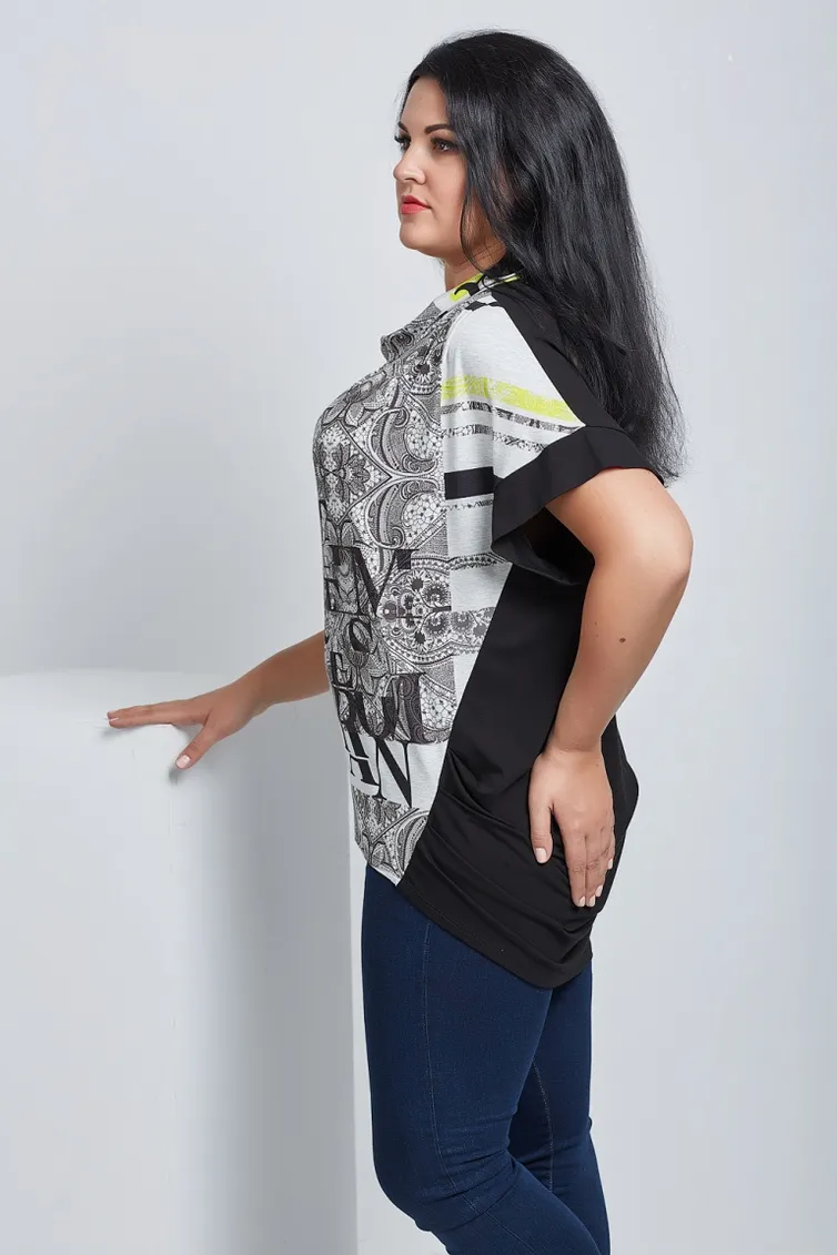 Blouse Aquarel #A4776P bluzka