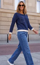 Jumper nika.pl 0204102 Emi-41 temno-sinij