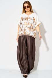 Брюки LAIKONY арт. L-834-2 шоколадный