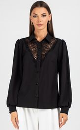 Blouse VIZAVI 748 chernyj