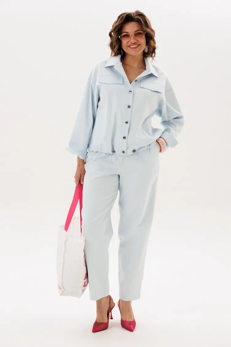 Trousers Anelli Laurel #1853 vozdushnyj oblachnyj