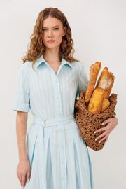 Платье Buter New арт. 3341 небесная полоска