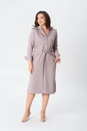 Sukienka Vilena-fashion #1054 kapuchino