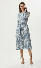 Sukienka Ладис Лайн 1270 zebra sinij