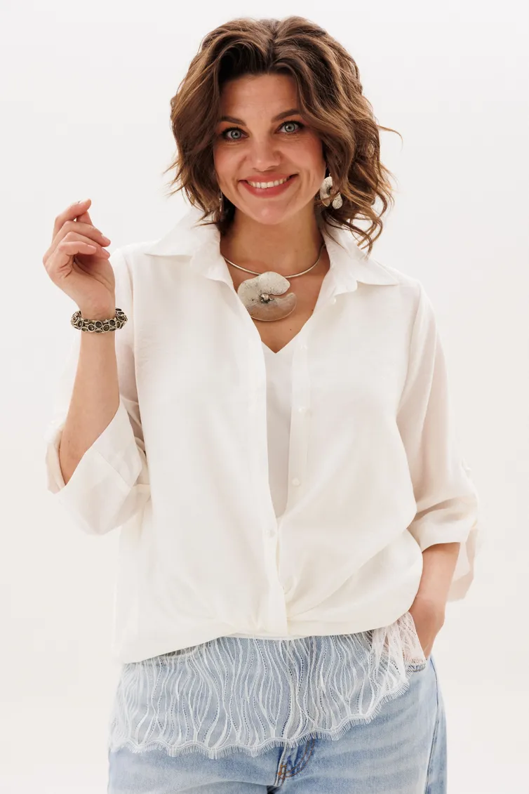 Shirt Anelli Laurel #1663.1 kokonat