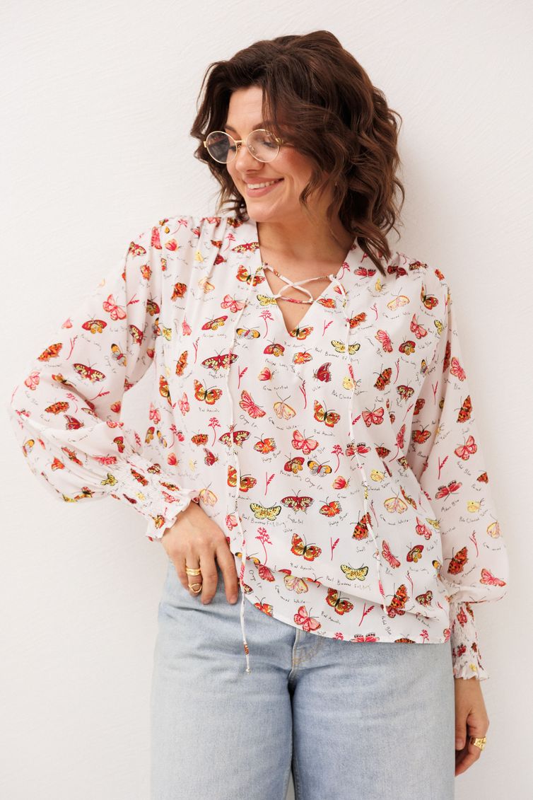 Блуза Anelli Laurel арт. 1848 батерфляй