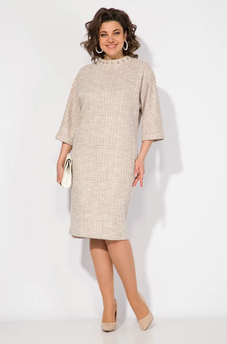 Dress Liliana #1407 pudra