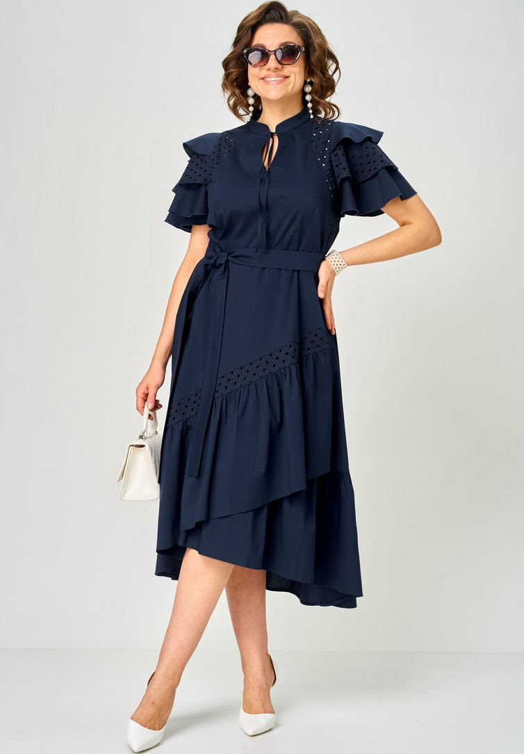 Платье EVA GRANT арт. 7297синее