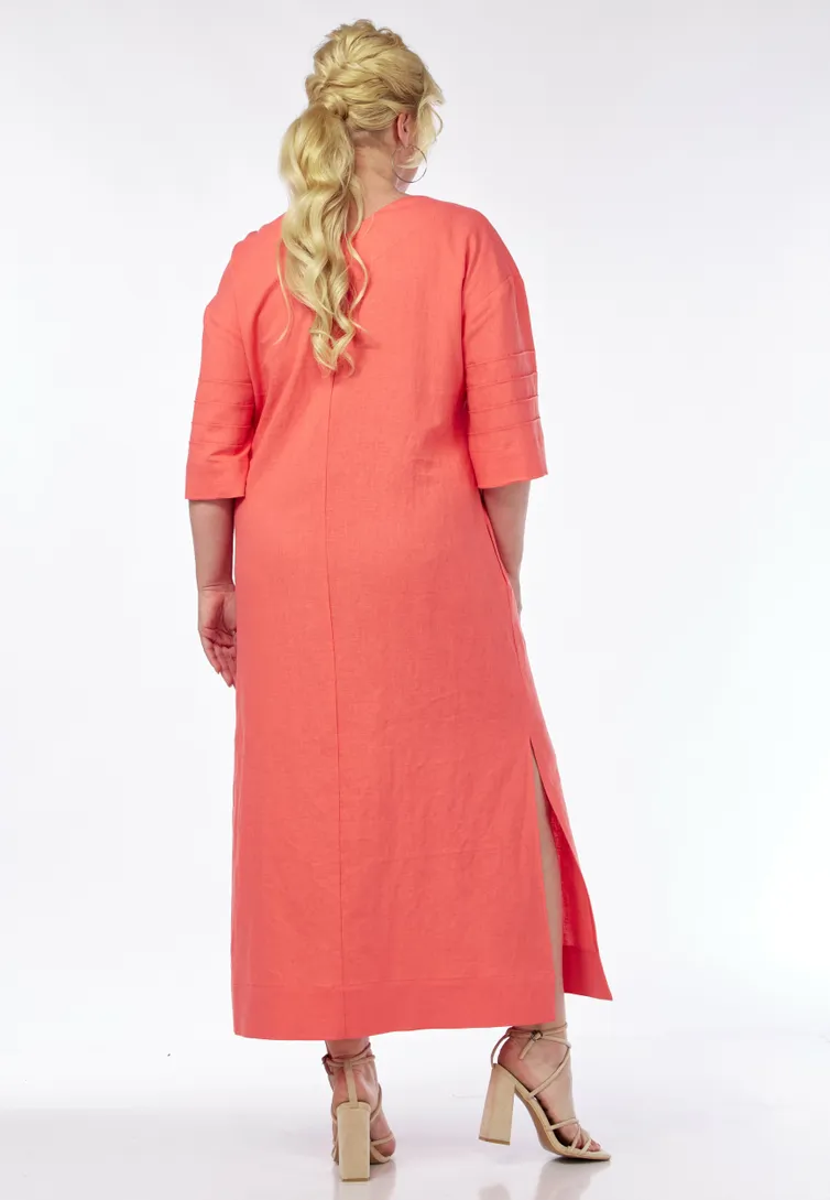 Платье Ava fashion арт. М-065 коралловый