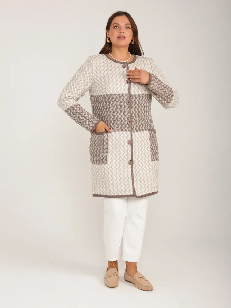 Cardigan BONADI #2091 bezhevyj