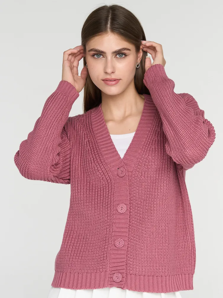 Sweter Newvay #7242-14128 t.pudra