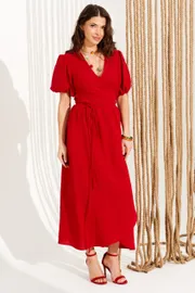Dress Elletto Life #11131 krasnyj