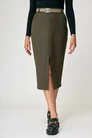 Юбка Anelli Laurel арт. 1308 зеленый хром