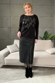 Spódnica Rumoda #2166 chernyj