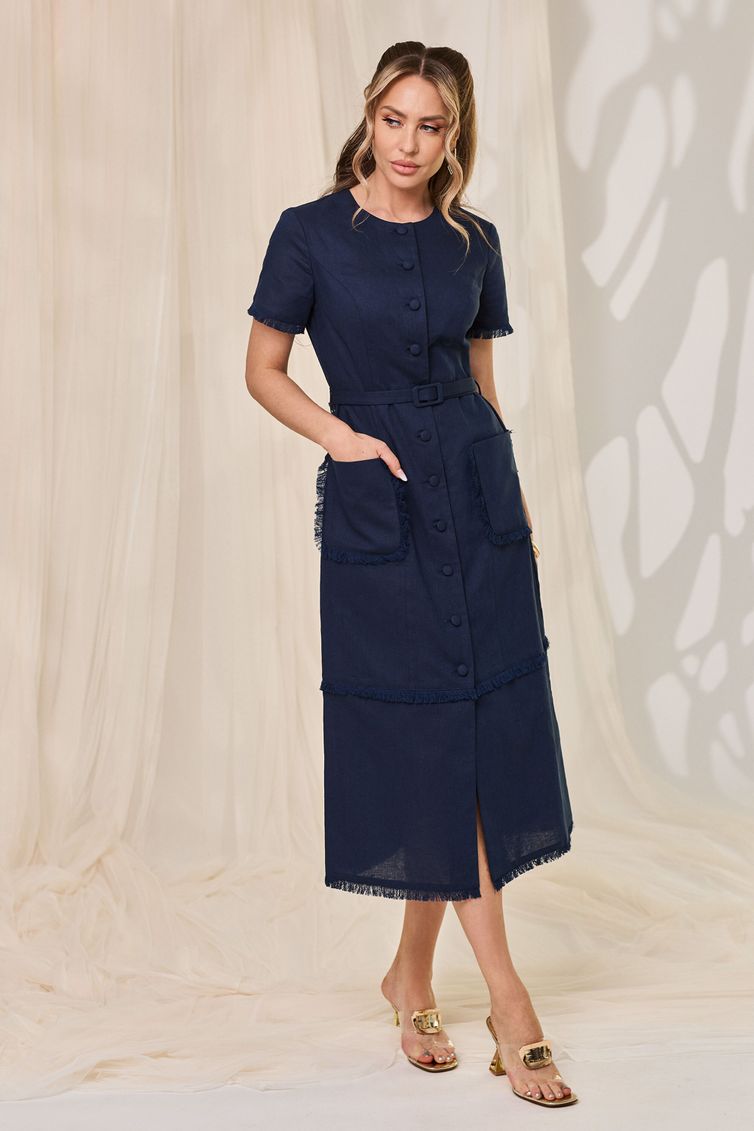 Sukienka Golden Valley #44281 temno-sinij