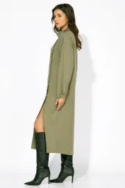 Sukienki Faufilure #S1285 xaki