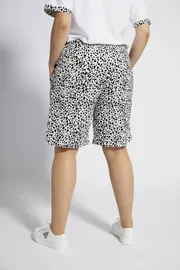 Шорты BegiModa арт. 8003 чёрно-белый