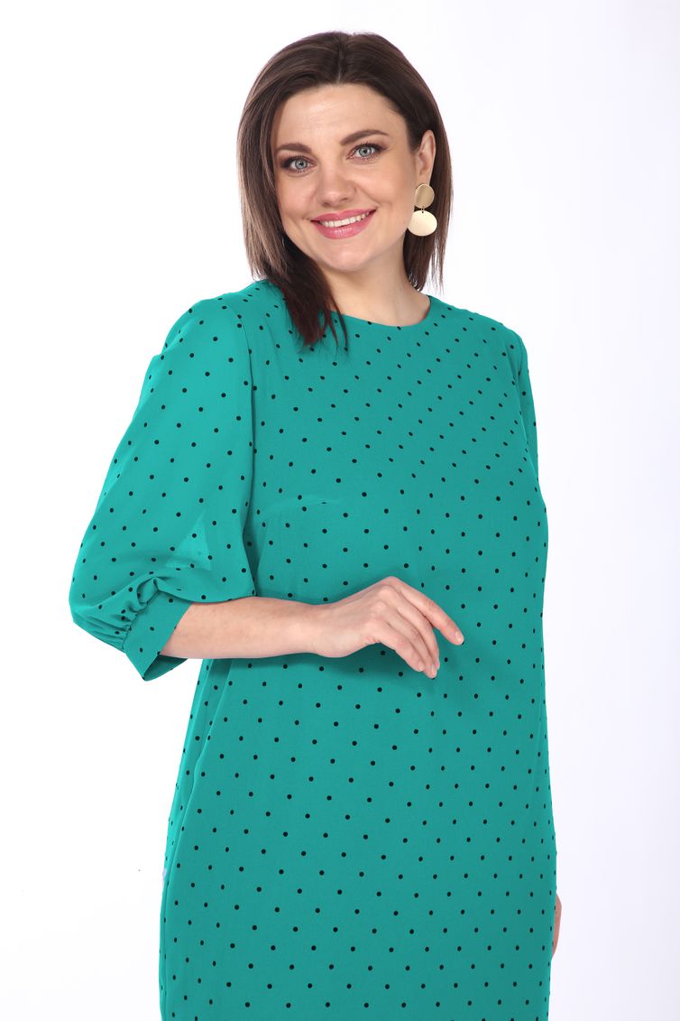 Dress Karina Delux #V-262 biryuza